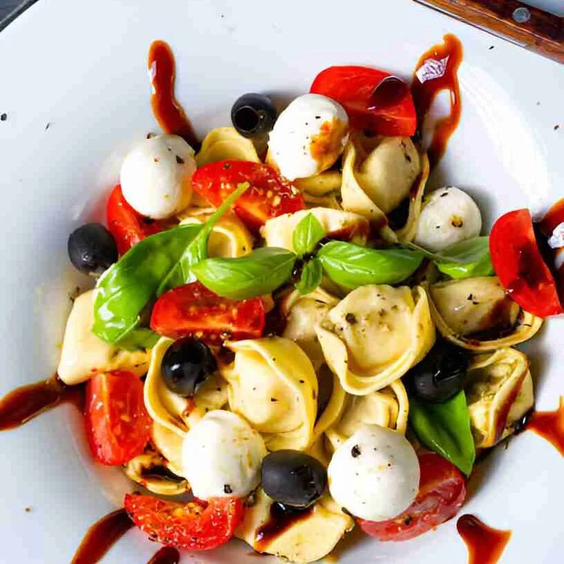 Tortellini Caprese Salad
