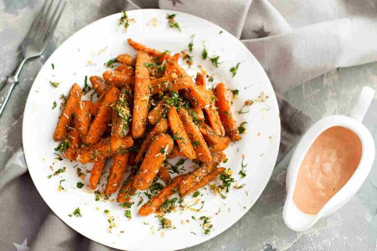 Parmesan Garlic Roasted Carrots