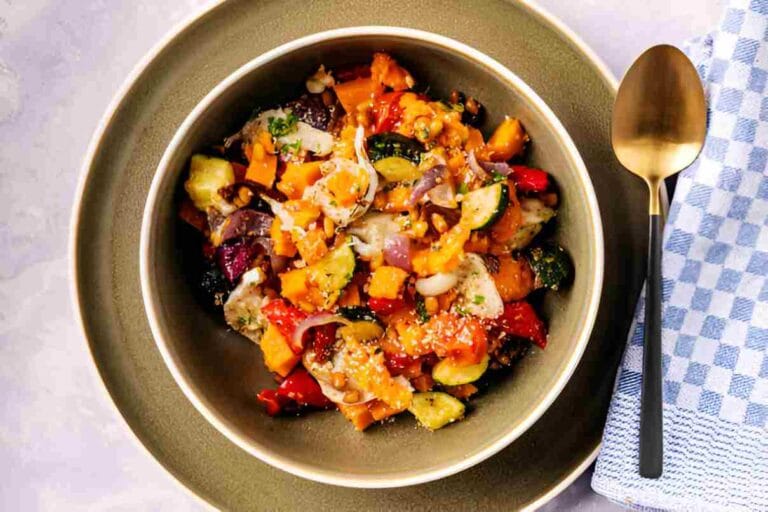 Garlic Parmesan Roasted Vegetables