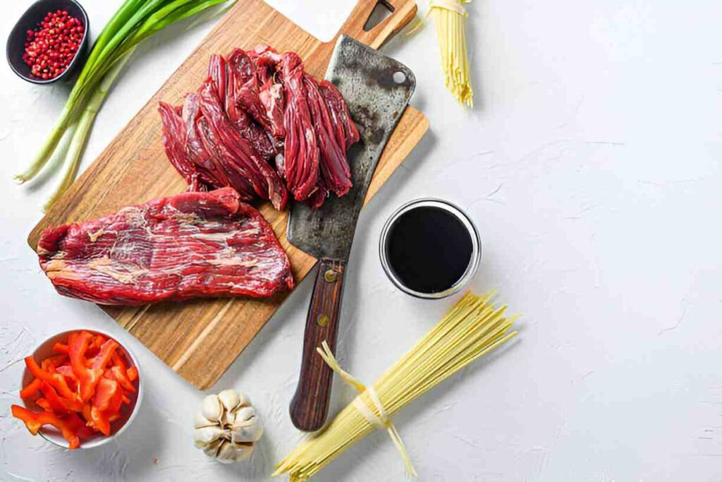 Garlic Butter Steak Noodles