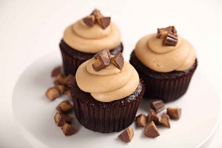 Chocolate Peanut Butter Cupcakes