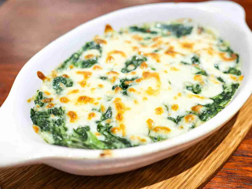Cheese Spinach Oven Eggs