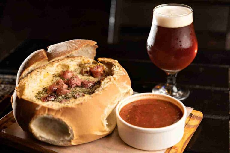 Hot Sausage Beer Cheese Dip