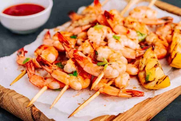 Garlic Butter Grilled Shrimp Recipe