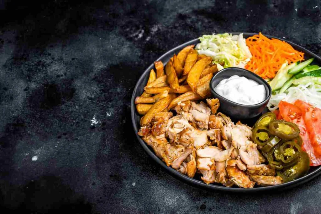 Chicken Shawarma with Creamy Garlic Sauce