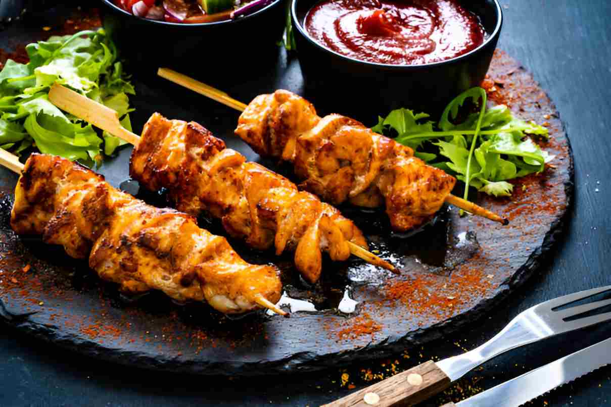 BBQ Chicken Skewers