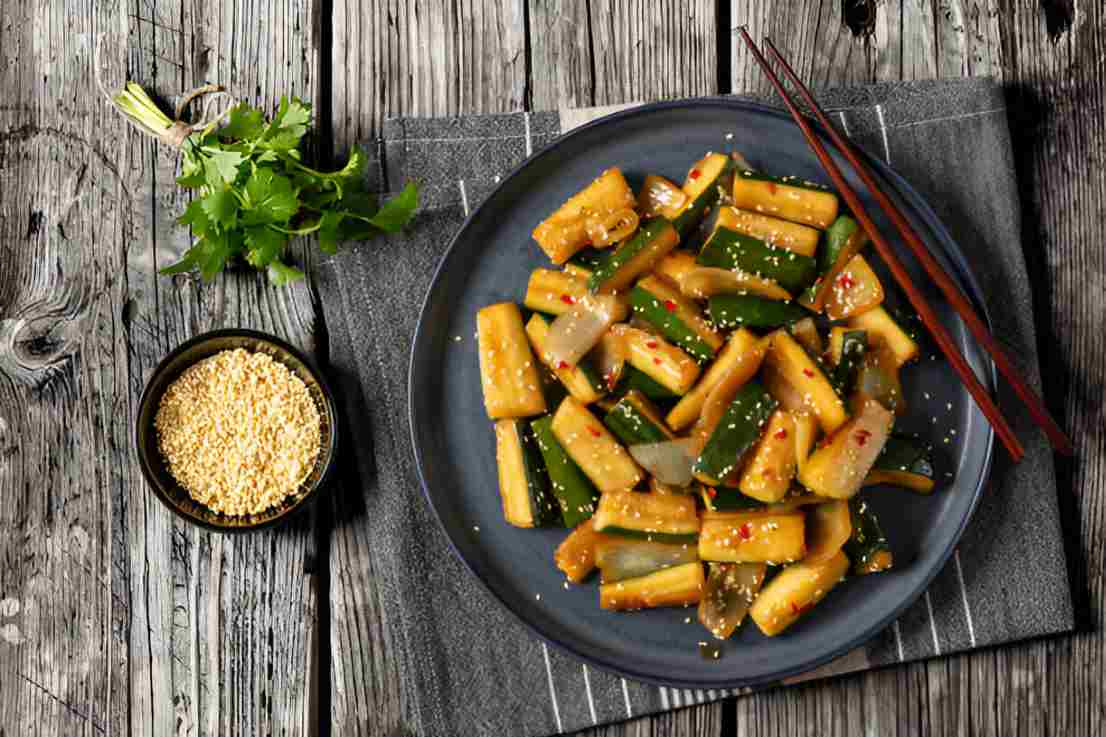 Hibachi Zucchini