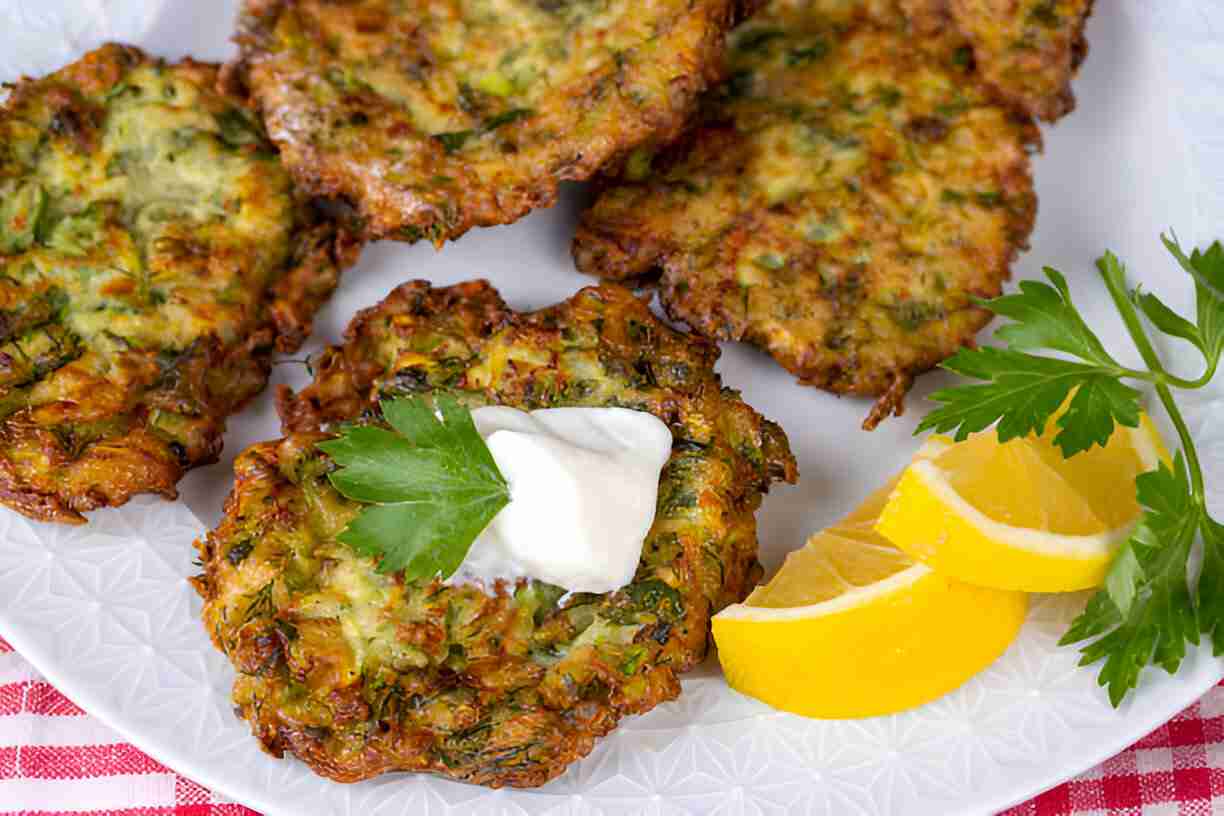 Air Fryer Zucchini Fritters