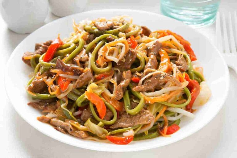 Steak Stir Fry with Zucchini Noodles