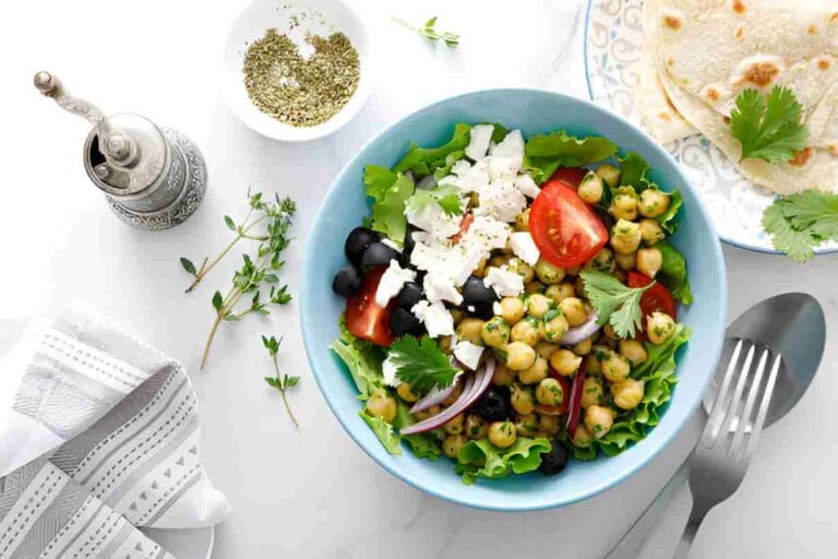 Chickpea Greek Salad