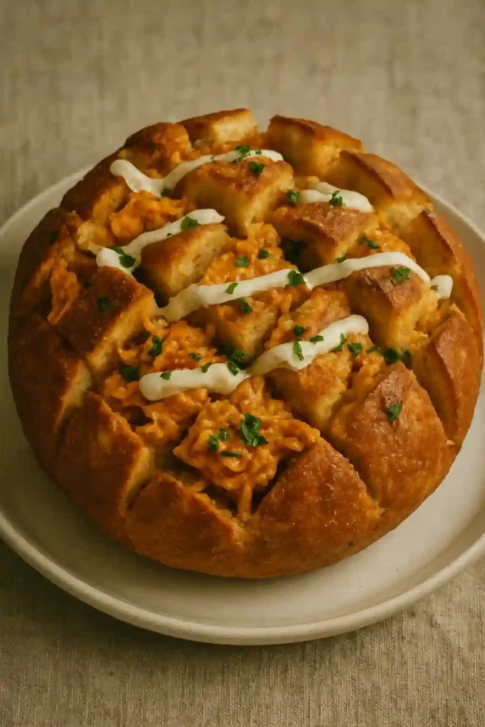 Buffalo Ranch Chicken Pull Apart Bread: A Dish Your Family Will Love