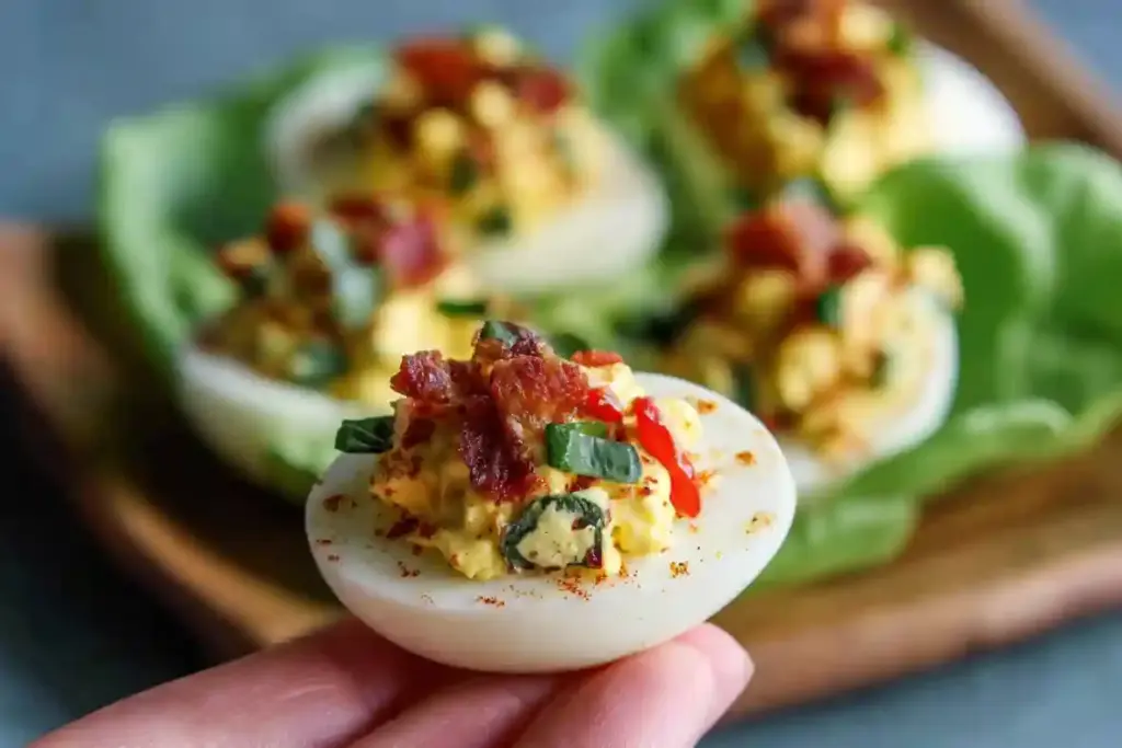 BLT Deviled Eggs