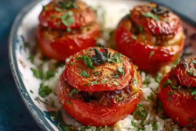Baked Stuffed Tomatoes