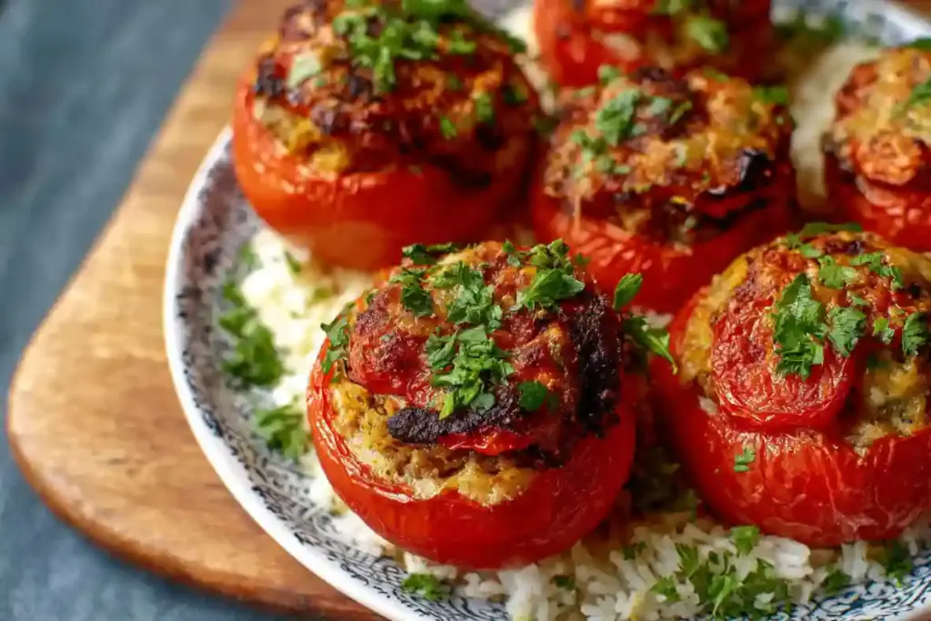 Baked Stuffed Tomatoes