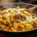 Cheesy Beefy Skillet