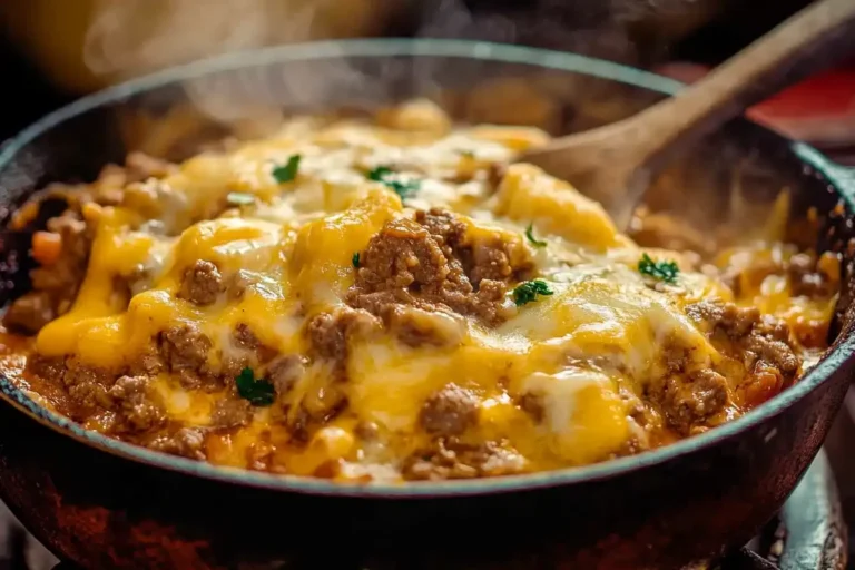 Cheesy Beefy Skillet