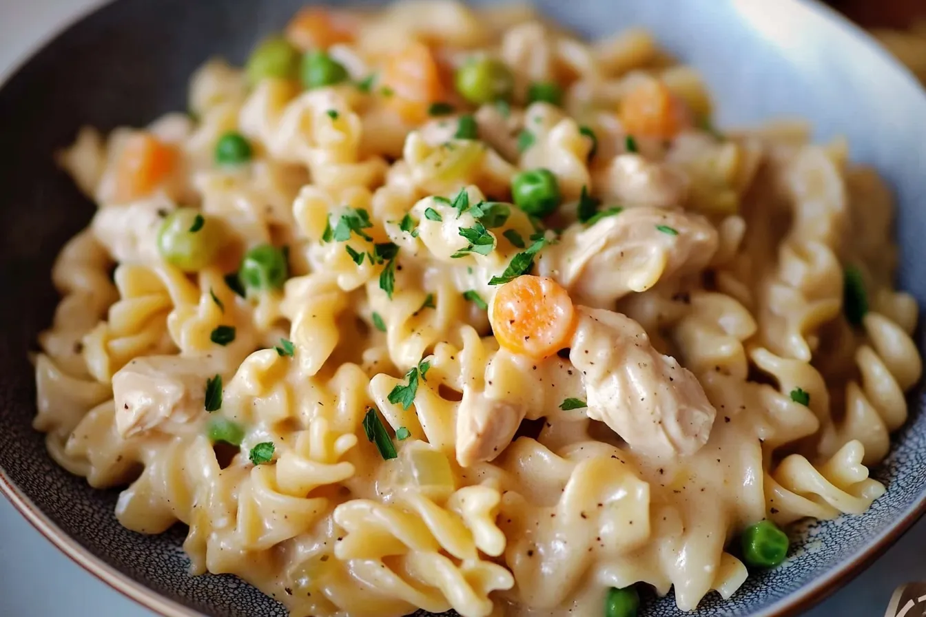 Chicken Pot Pie Pasta