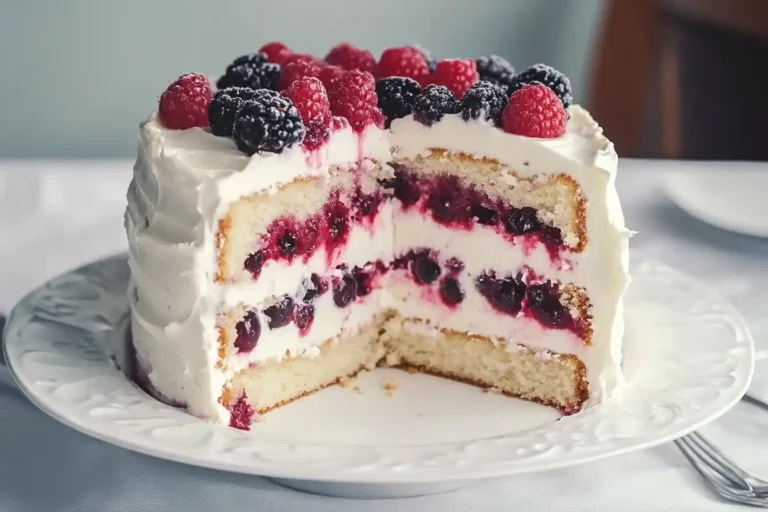 Fresh Berry Chantilly Cake