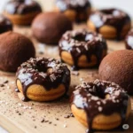 Baked Hot Chocolate Doughnuts