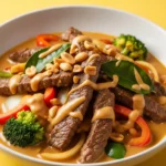 Curried Thai Beef with Peanut Sauce
