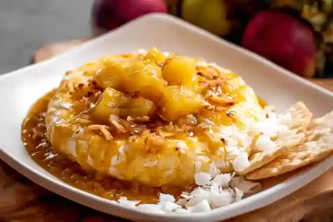 Hawaiian Style Baked Brie