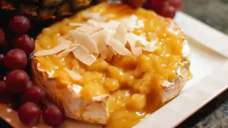 Hawaiian Style Baked Brie