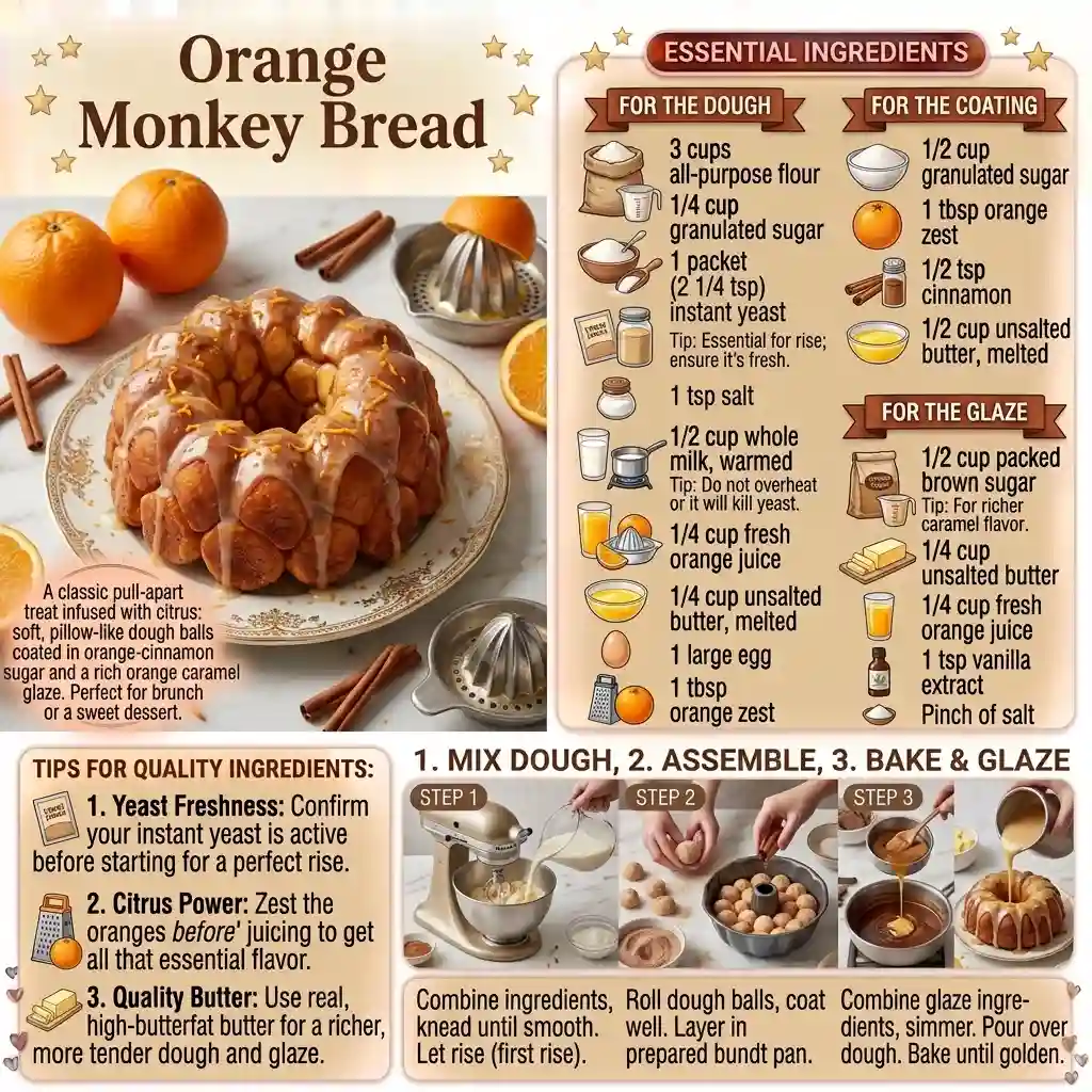 Orange Monkey Bread A Deliciously Sweet Twist on a Classic Recipe