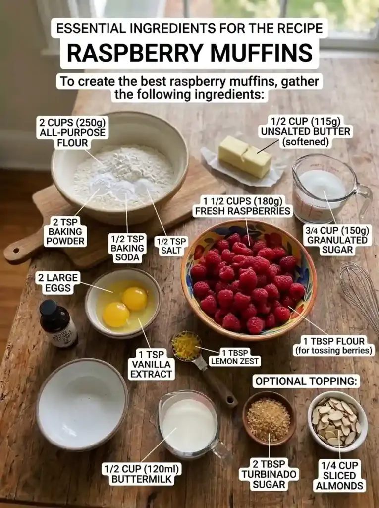 Raspberry Muffins