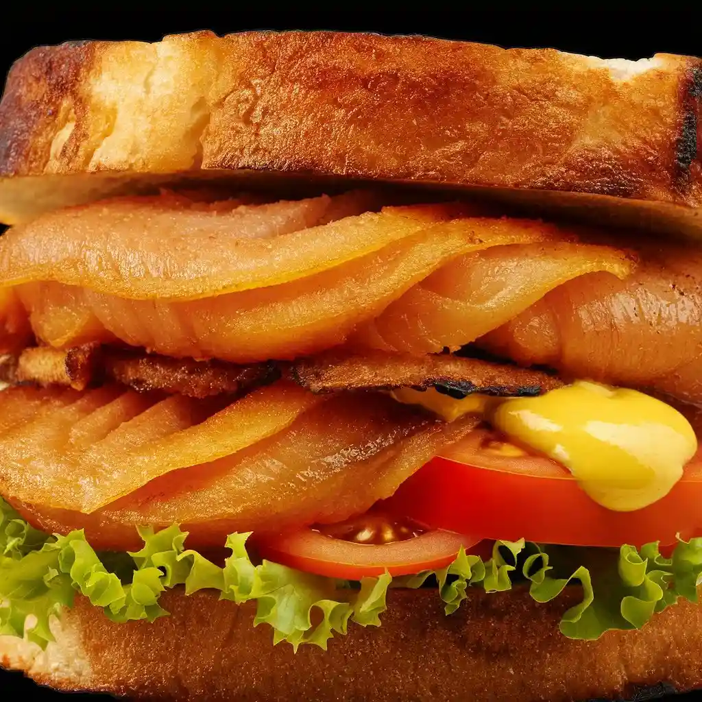 Fried Bologna Sandwich