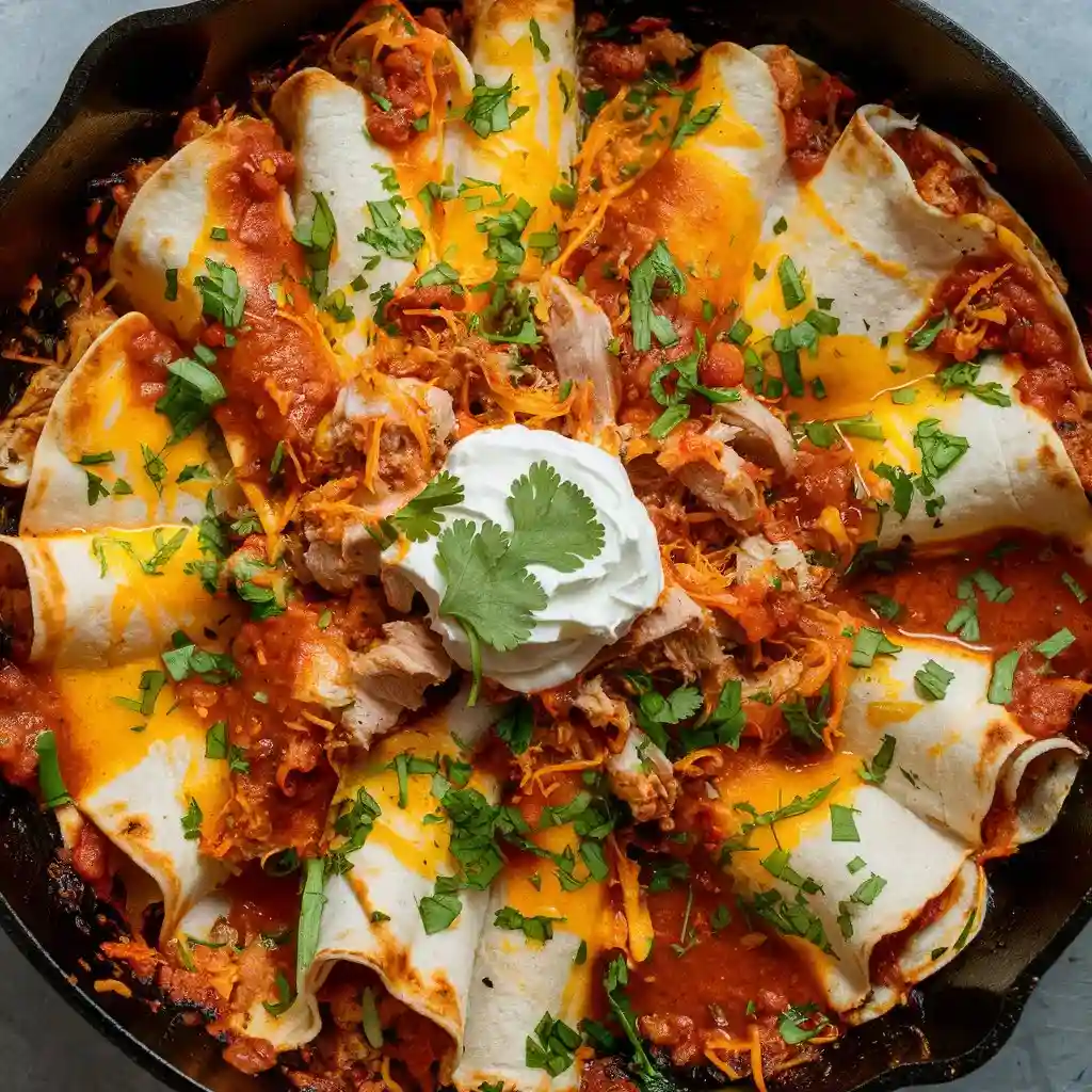Turkey Enchilada Skillet