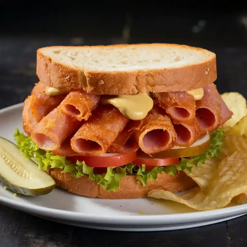 Fried Bologna Sandwich