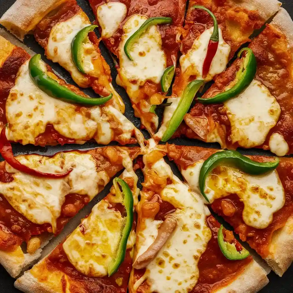 Schezwan Cottage Cheese Pizza