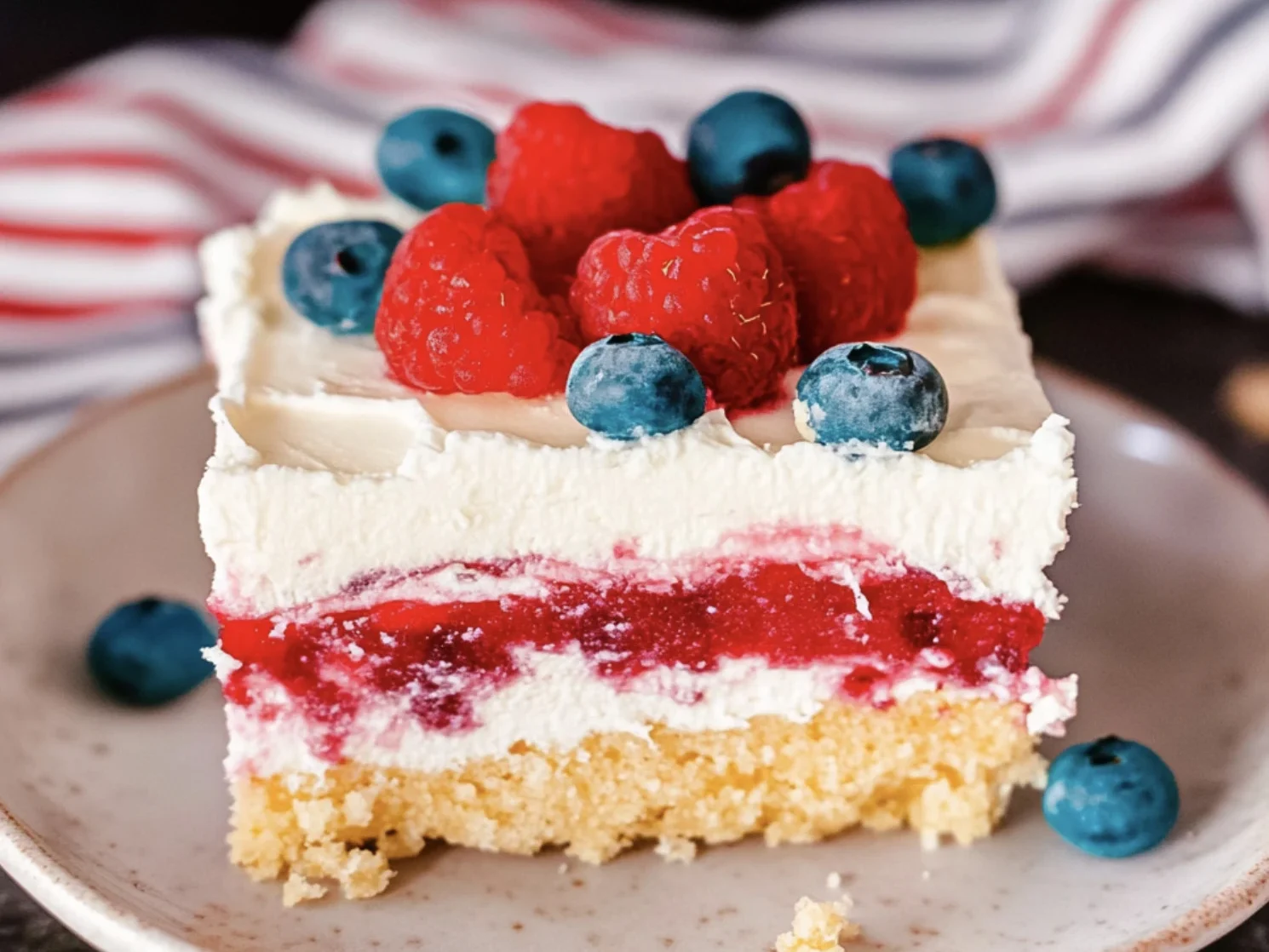 Berry Cream Cheese Dessert