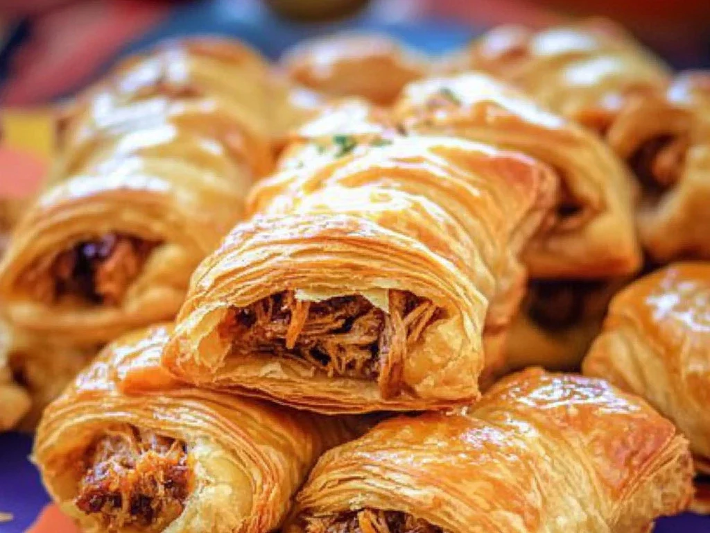 Pulled Pork Puff Pastry Puffs