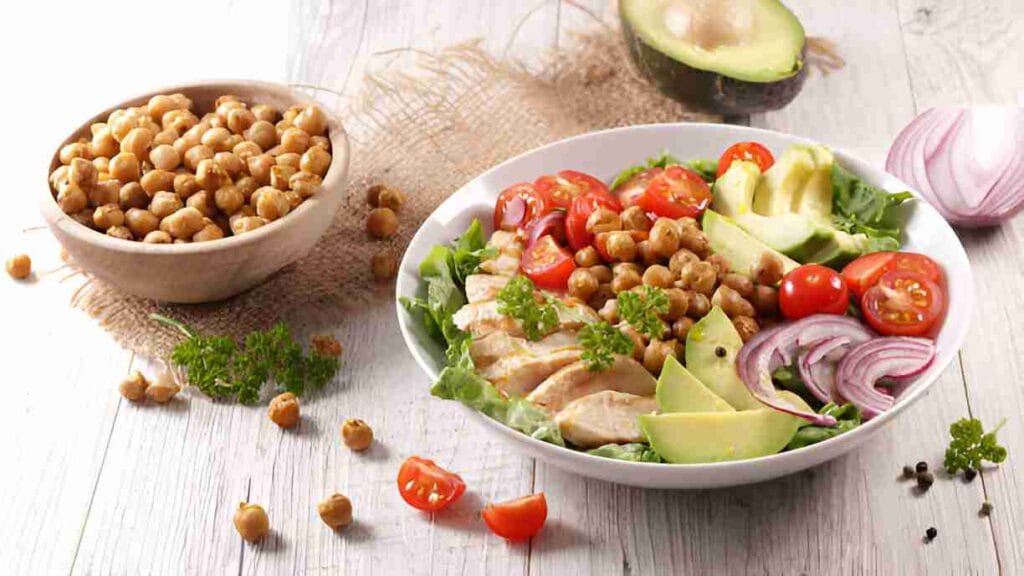 Chicken and Chickpea Salad