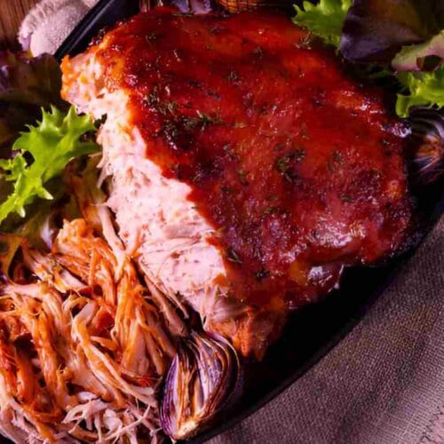Crock Pot Pork Loin - BBQ Pulled Pork