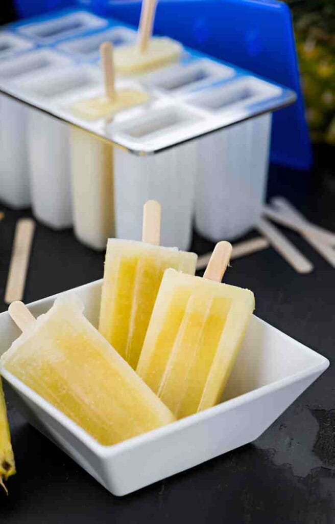Pineapple Popsicles