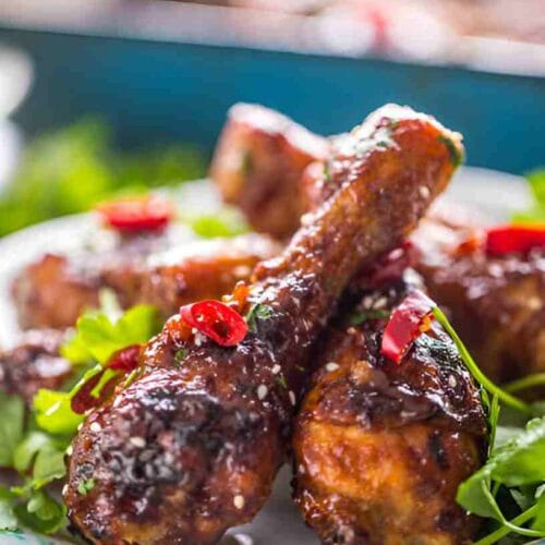 Korean Glazed Chicken Drumsticks