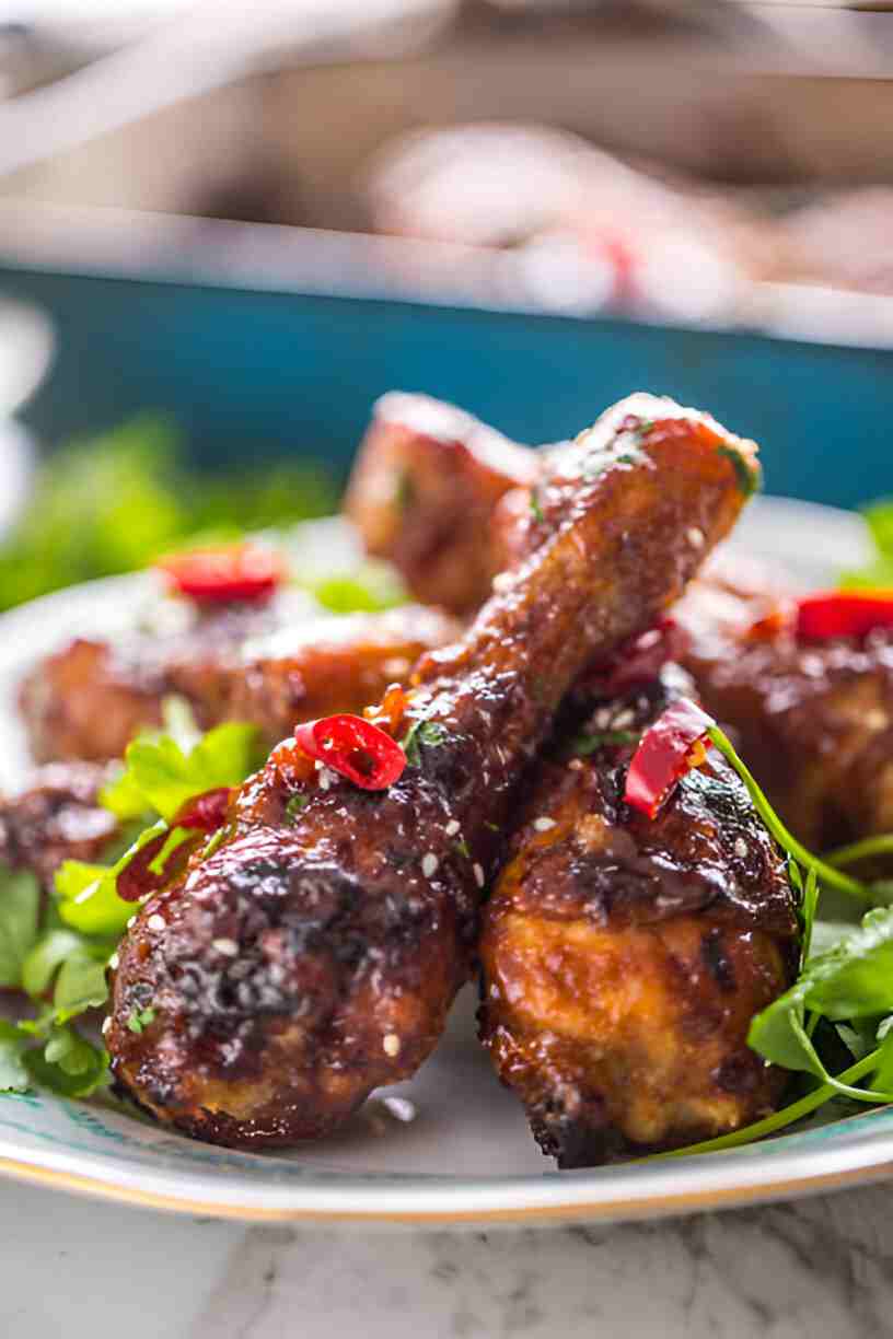Korean Glazed Chicken Drumsticks