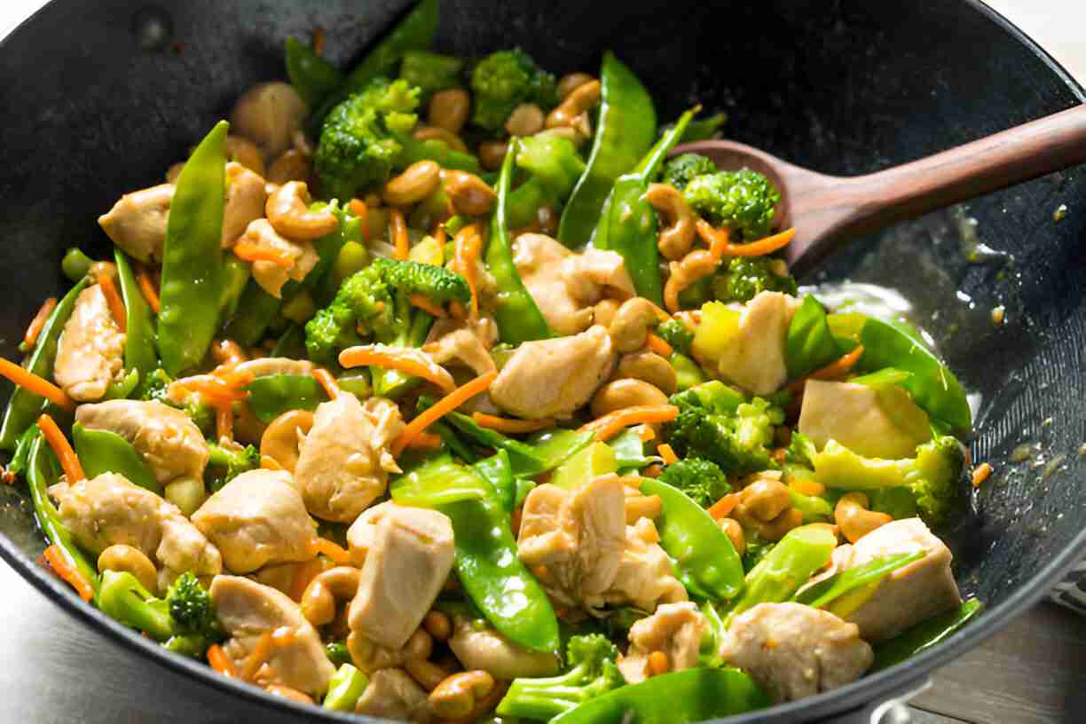 Sheet Pan Cashew Chicken