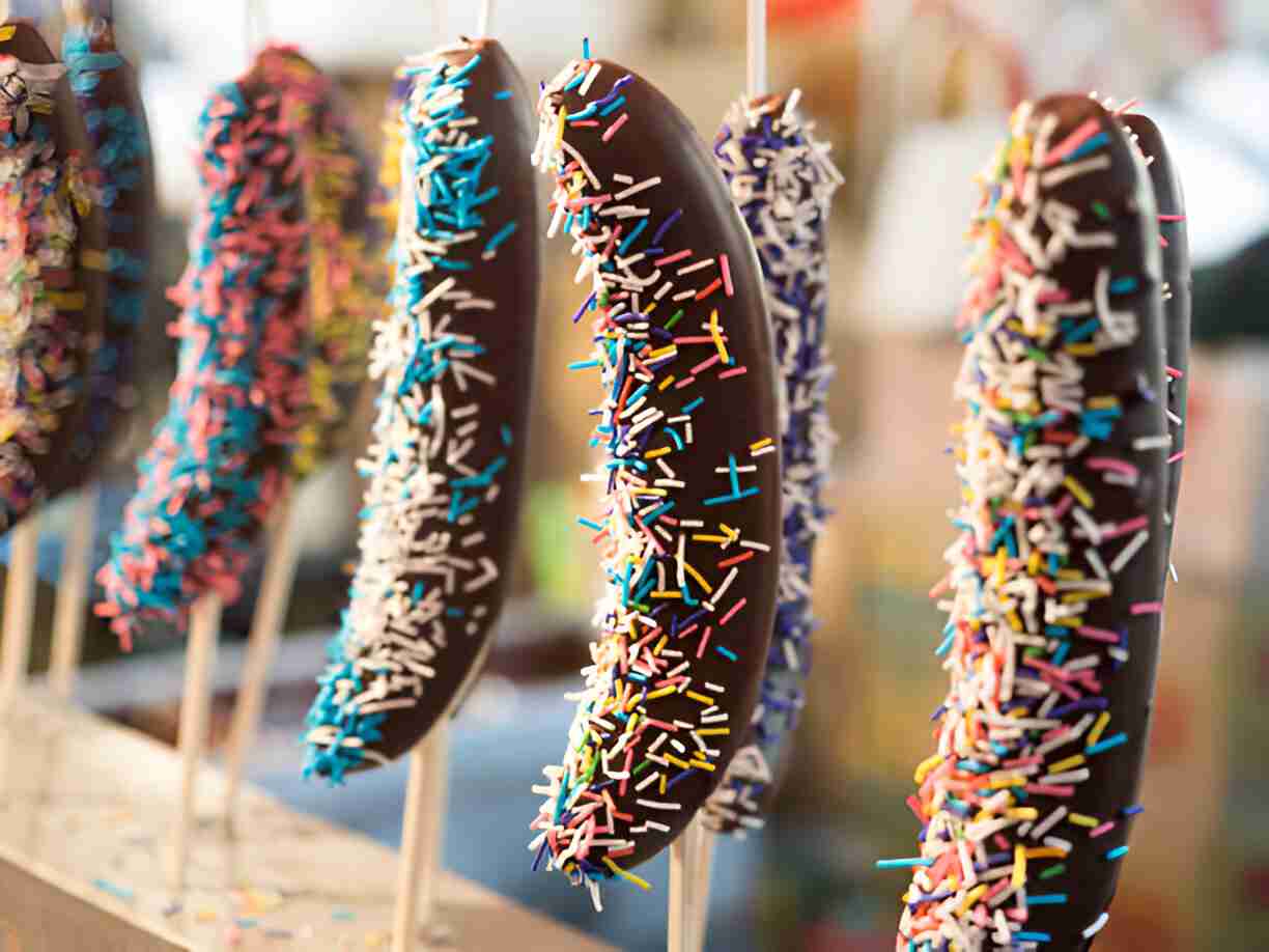 Chocolate-Covered Frozen Bananas
