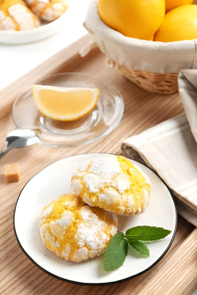 Lemon Cake Mix Cookies