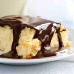 Boston Cream Poke Cake