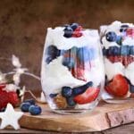 Red White and Blue Trifle
