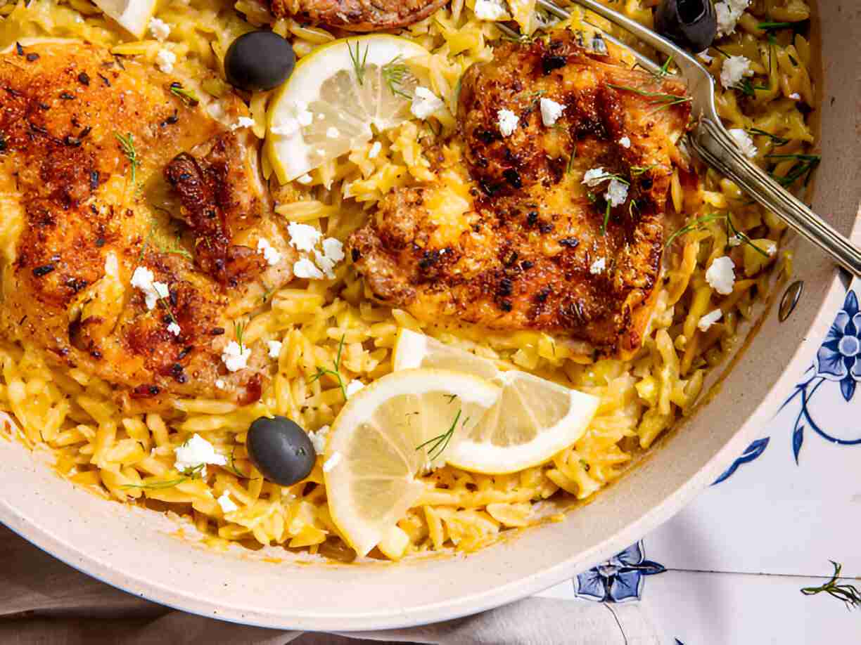 Lemon Chicken Orzo