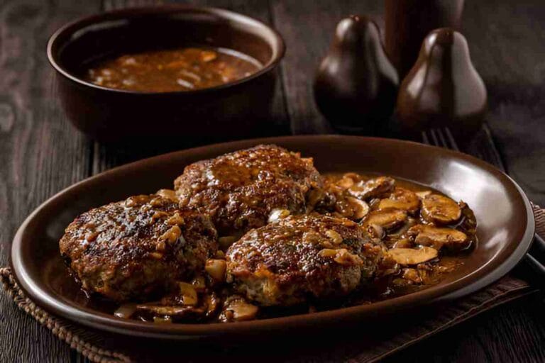 Salisbury Steak with Mushroom Gravy