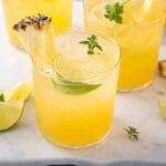 Pineapple Sage Ginger Beer Cocktail Recipe