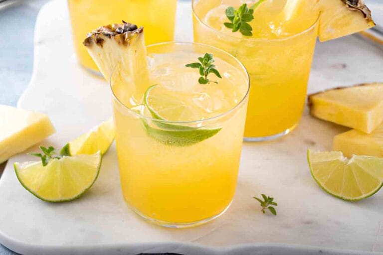 Pineapple Sage Ginger Beer Cocktail Recipe