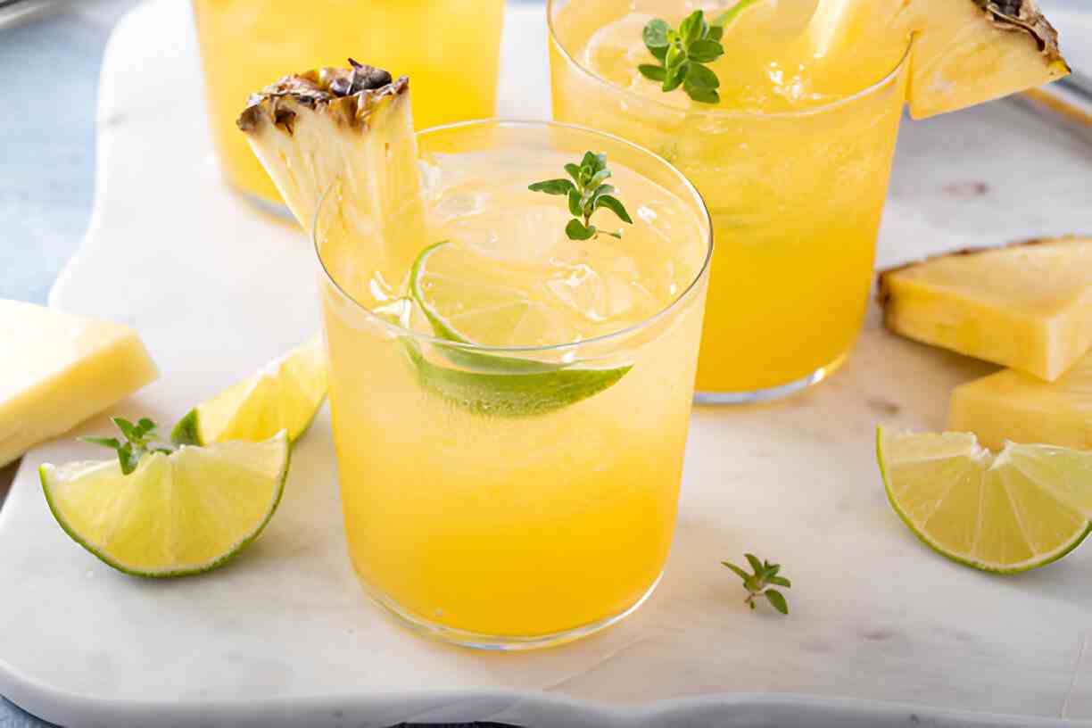 Pineapple Sage Ginger Beer Cocktail Recipe