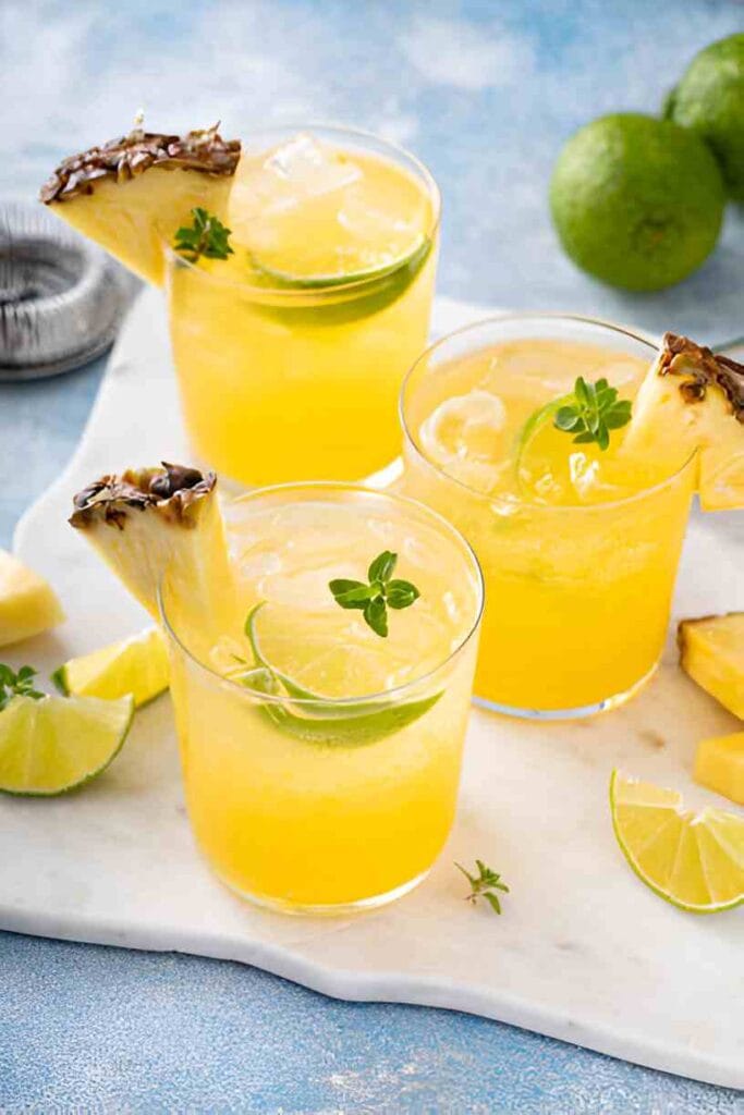 Pineapple Sage Ginger Beer Cocktail Recipe